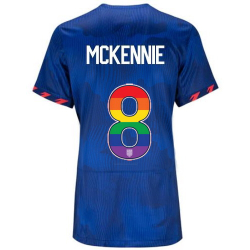 USA Weston McKennie 2023/24 Away Women's Jersey Rainbow Number