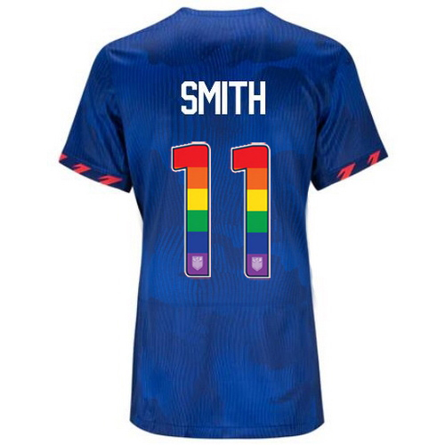 USA Sophia Smith 2023/24 Away Women's Jersey Rainbow Number