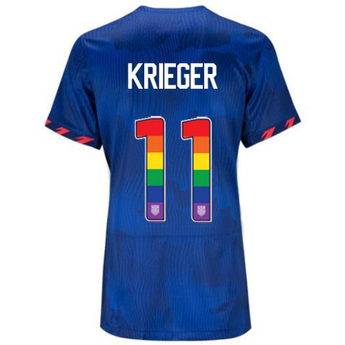 USA Ali Krieger 2023/24 Away Women's Jersey Rainbow Number