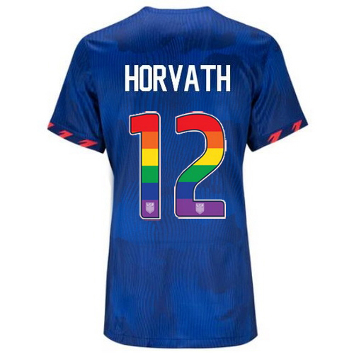 USA Ethan Horvath 2023/24 Away Women's Jersey Rainbow Number - Click Image to Close