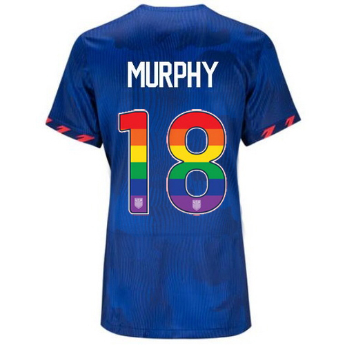 USA Casey Murphy 2023/24 Away Women's Jersey Rainbow Number