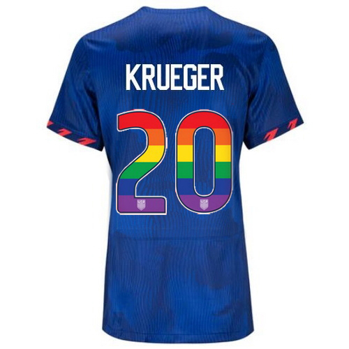 USA Casey Krueger 2023/24 Away Women's Jersey Rainbow Number