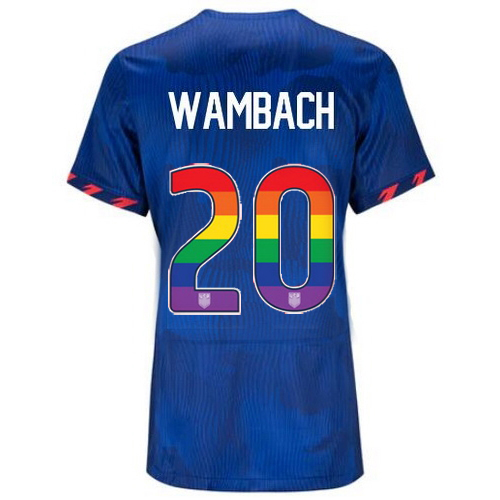 USA Abby Wambach 2023/24 Away Women's Jersey Rainbow Number