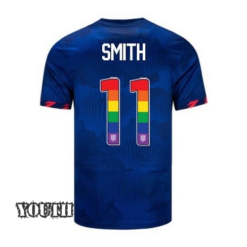 USA Sophia Smith 2023/24 Away Youth Jersey Rainbow Number